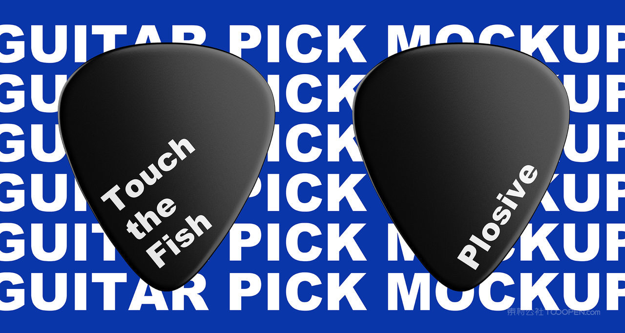 【1266期】黑色吉他拨片样机 (3)