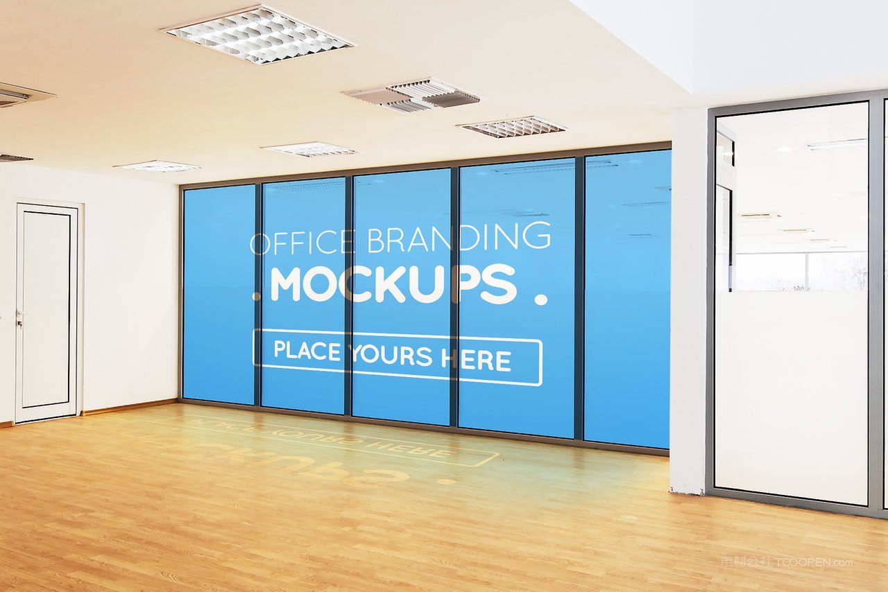 办公室海报样机