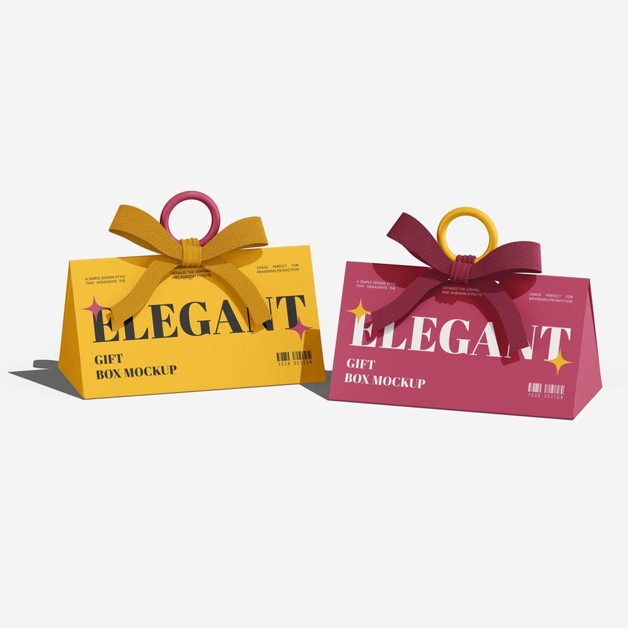 礼品盒手柄样机