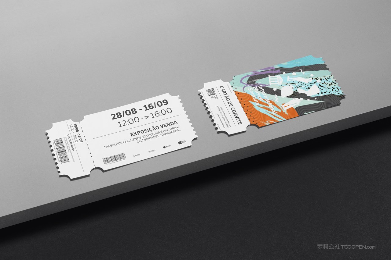 演唱会门票样机