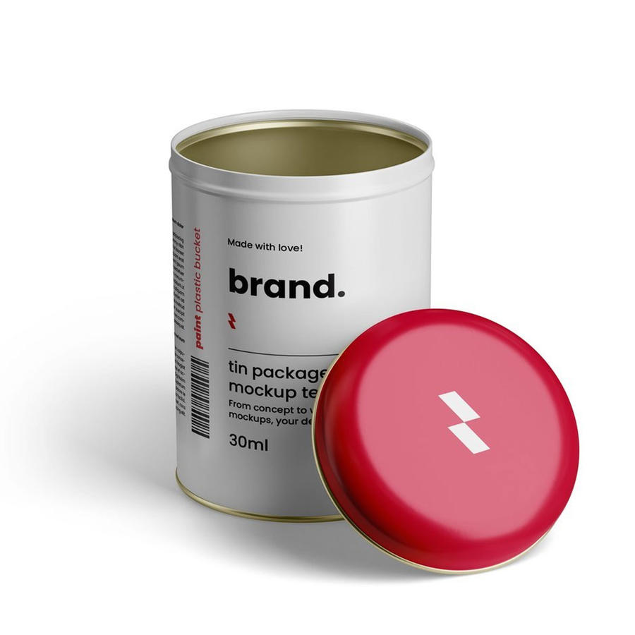 圆柱形锡容器样机