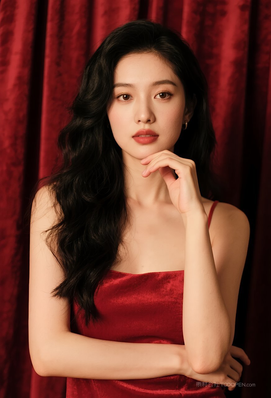 时尚写真美女少女女性气质动人迷人