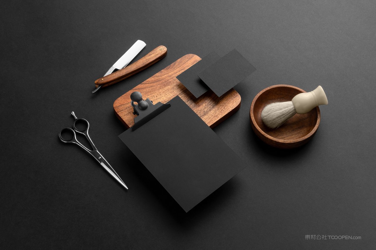 理发店用品样机模板 (6)