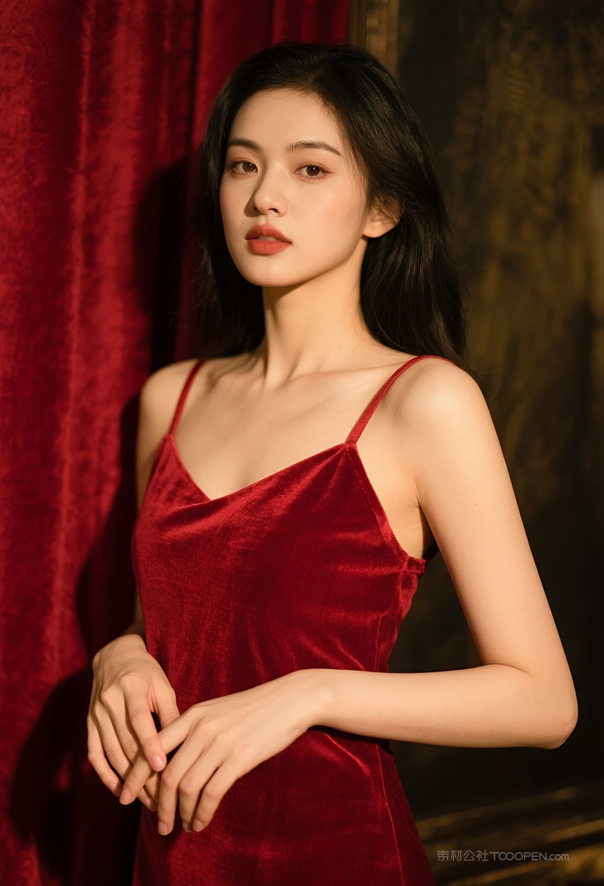 动人女性时尚少女写真迷人美女气质