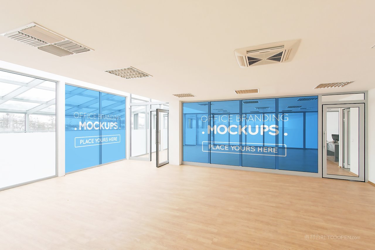 办公室海报样机