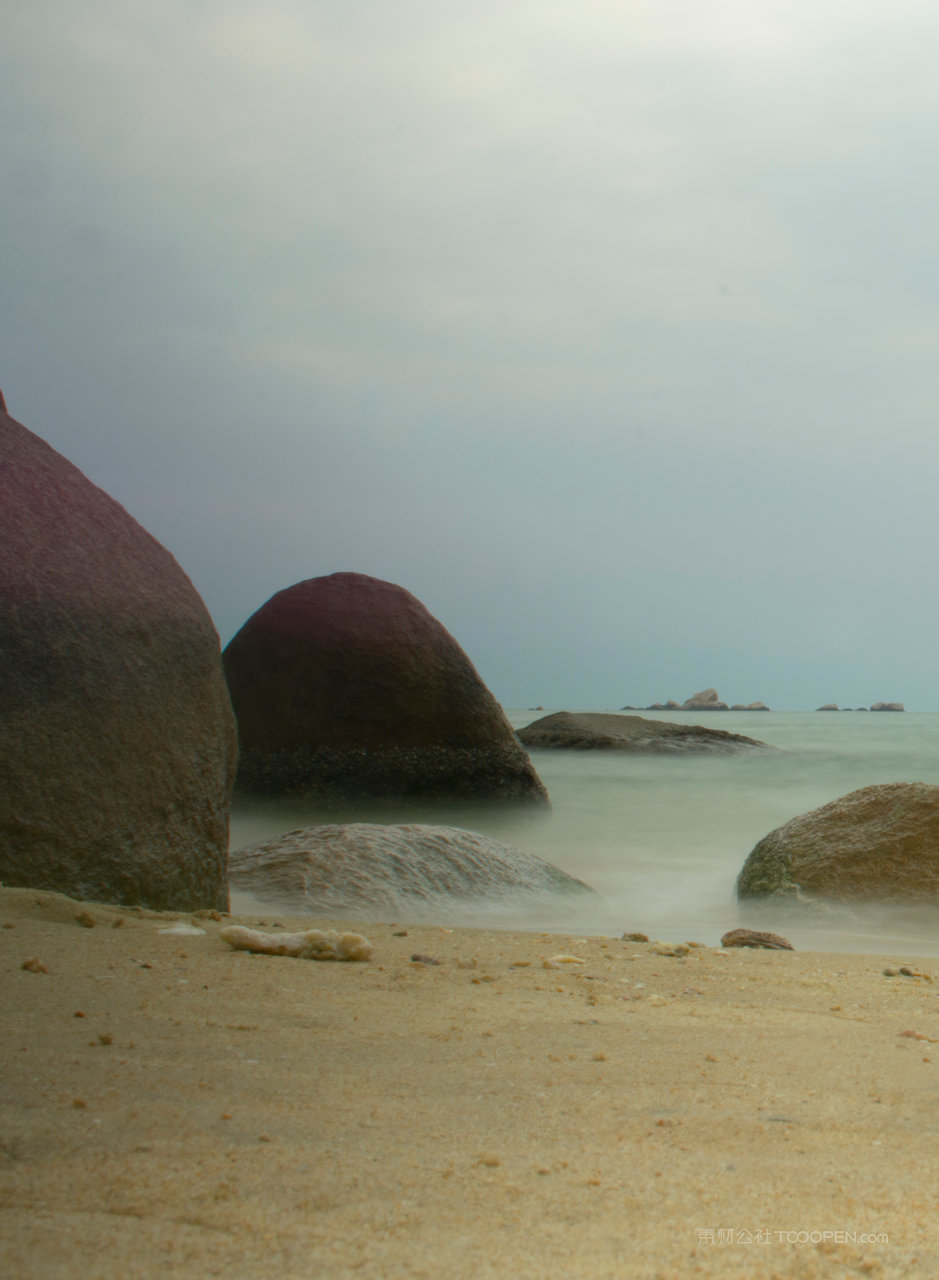三亚天涯海角慢门海边
