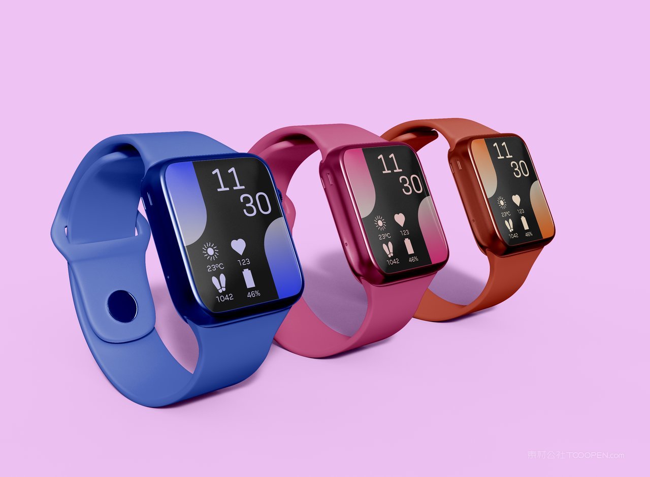 儿童智能手表屏幕样机