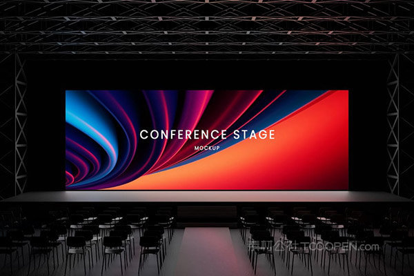 电影院投影屏样机