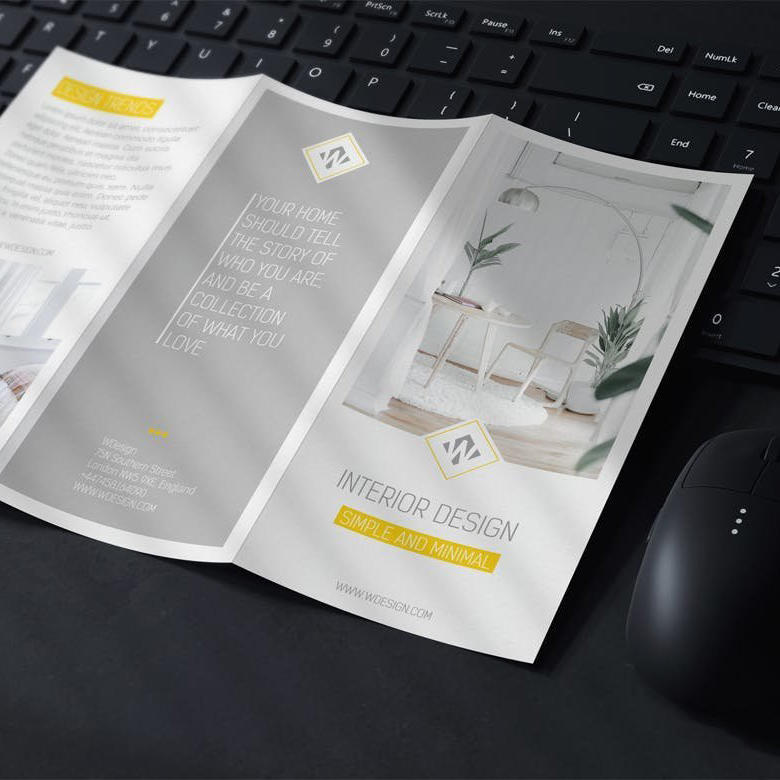 三折页样机模板