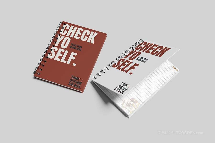 a5螺旋笔记本样机