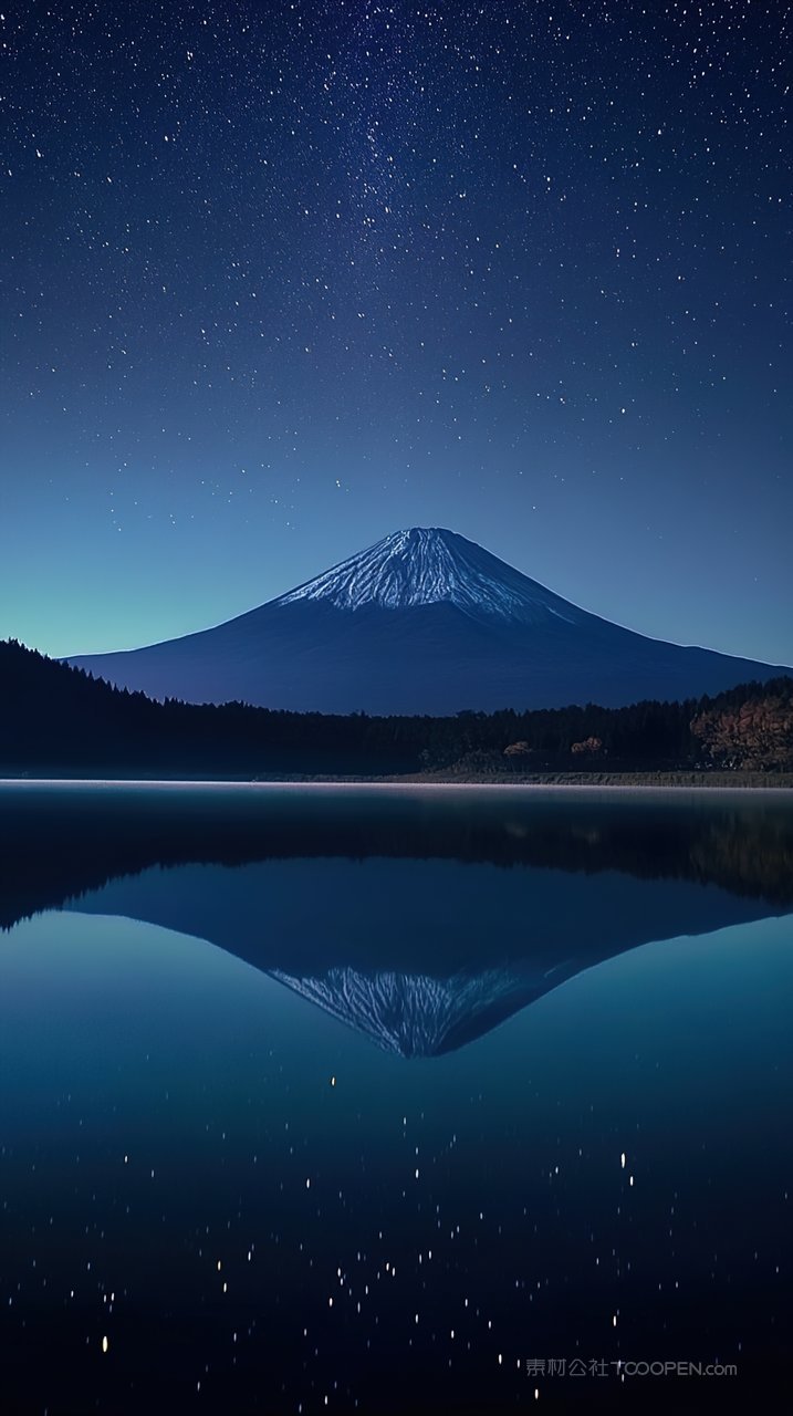 宁静唯美天空山峰风景群山高山意境山脉