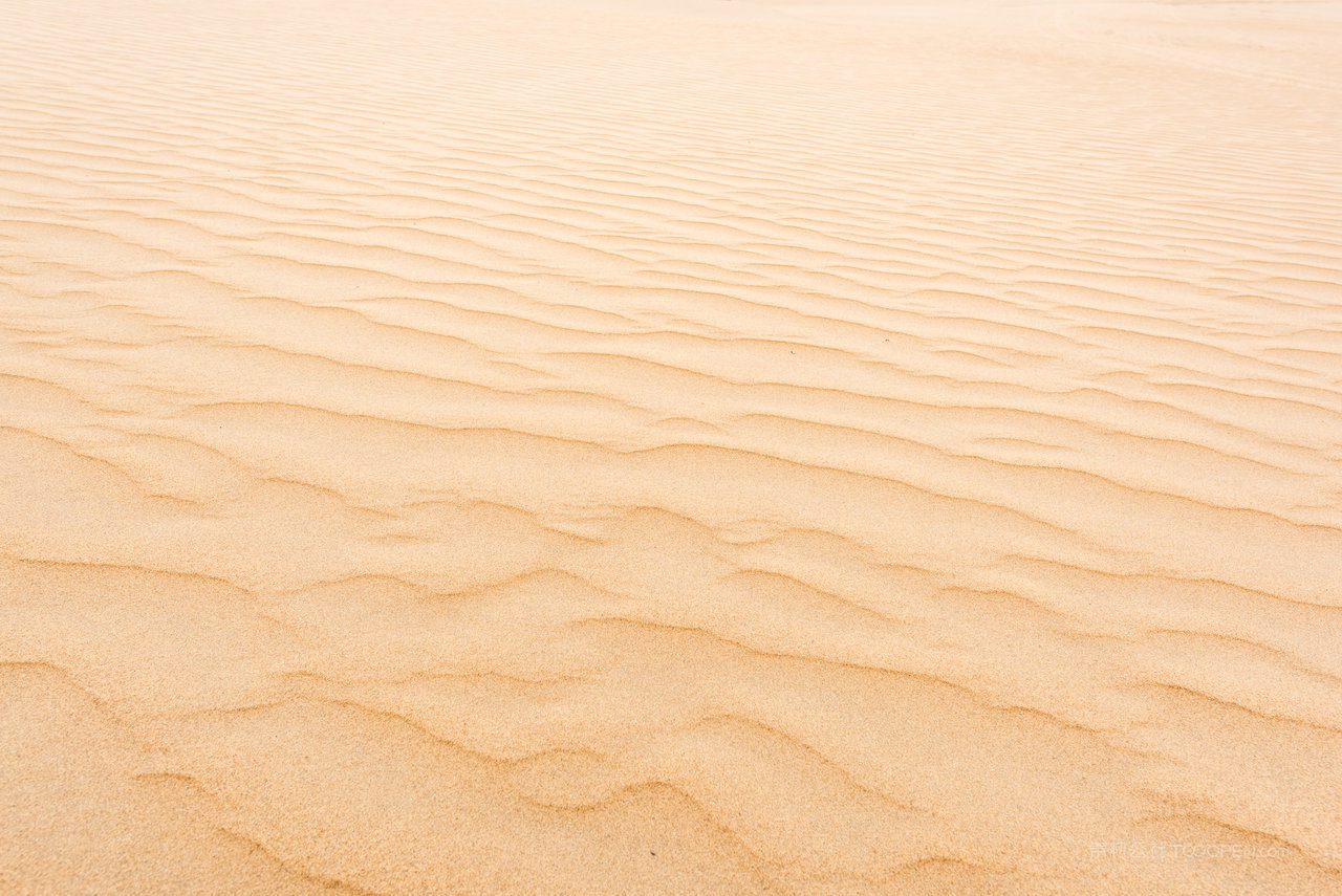 沙漠的细纹风景画图片