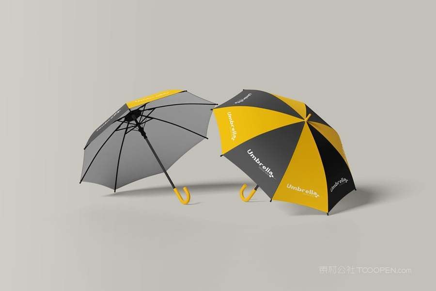 雨伞品牌标识样机
