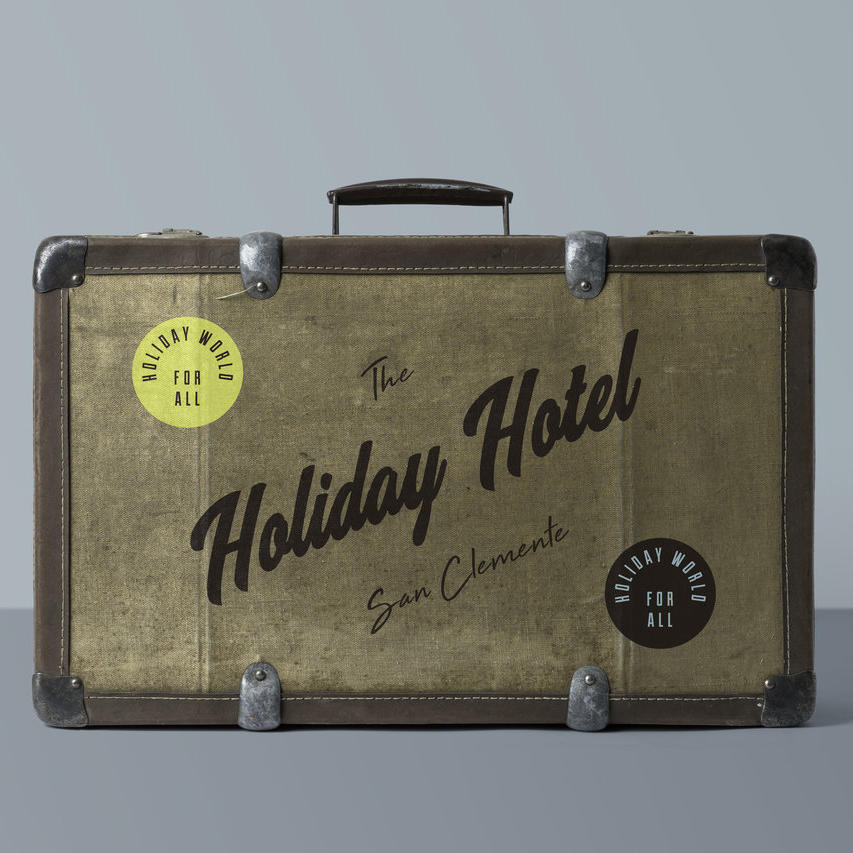 老式复古手提箱模型