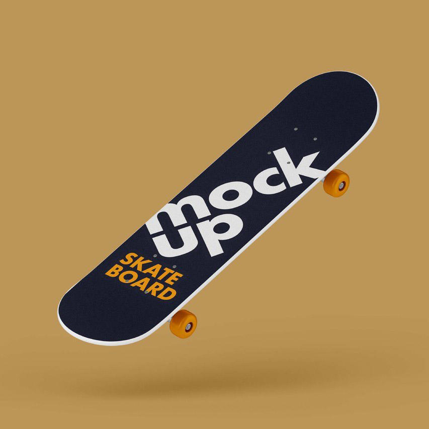 运动滑板图案样机