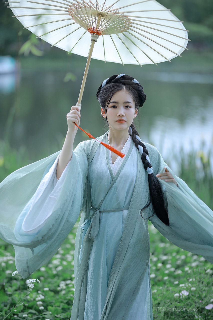 古风美女人像摄影图片