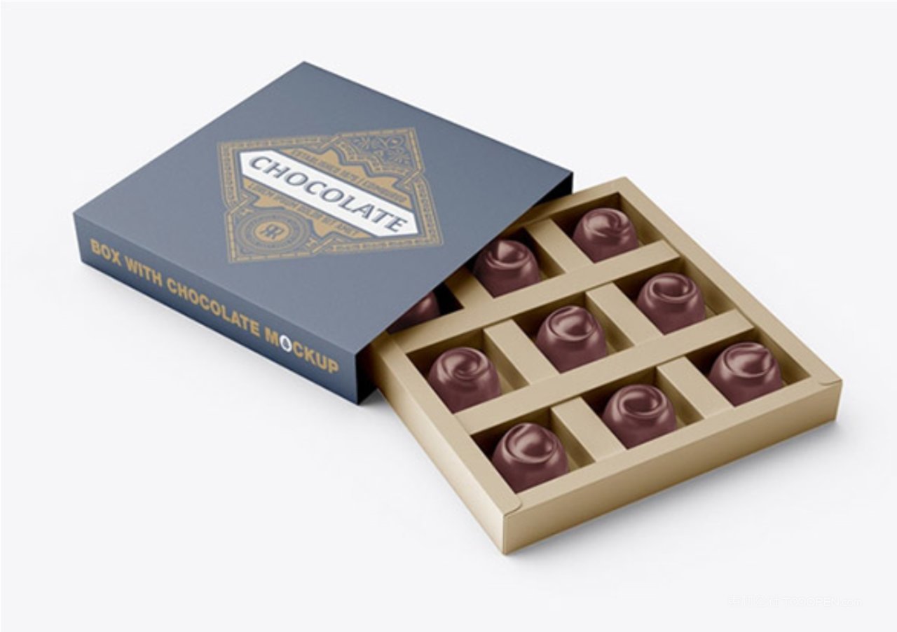 巧克力盒样机