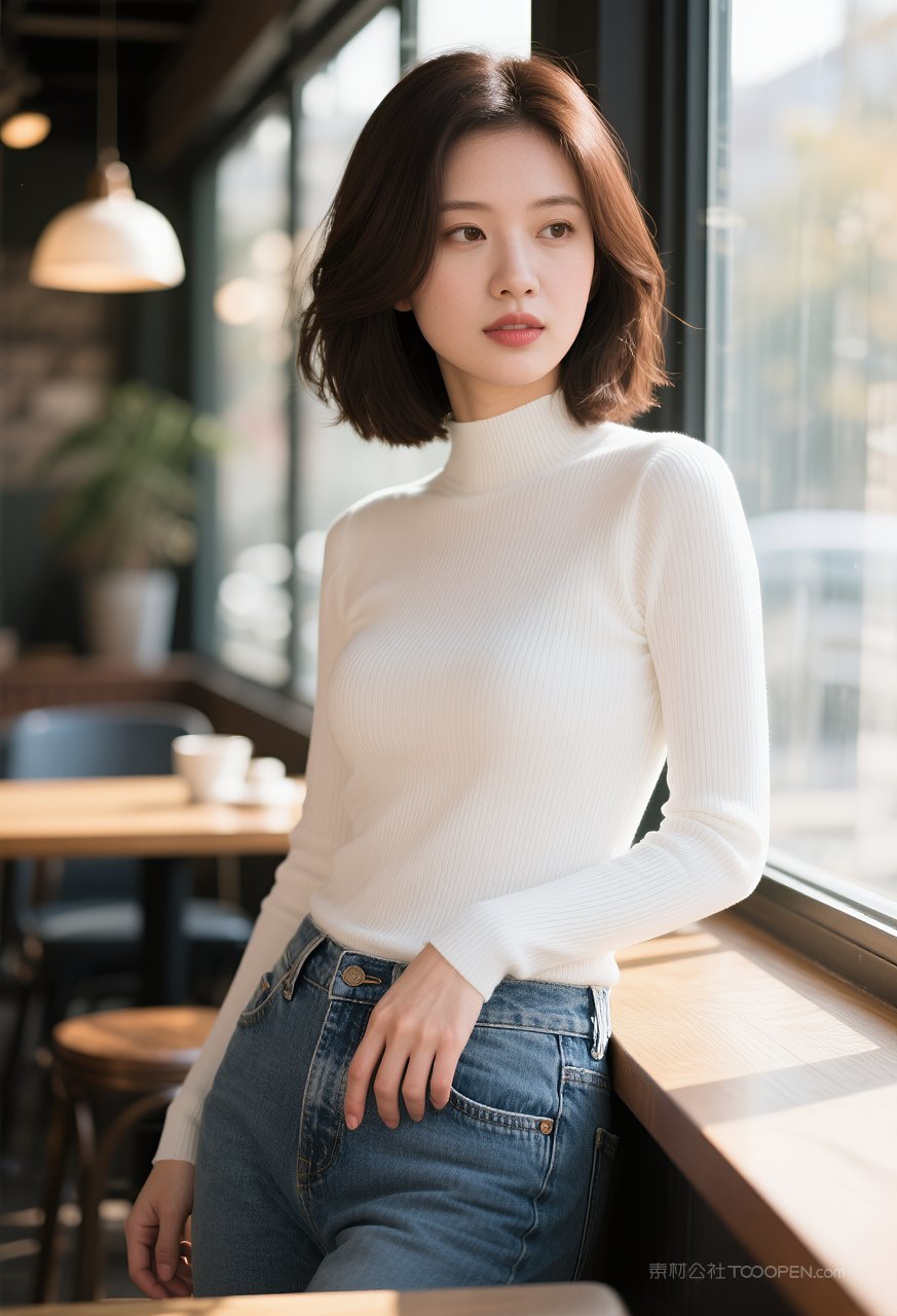 女性气质动人少女写真时尚美女迷人