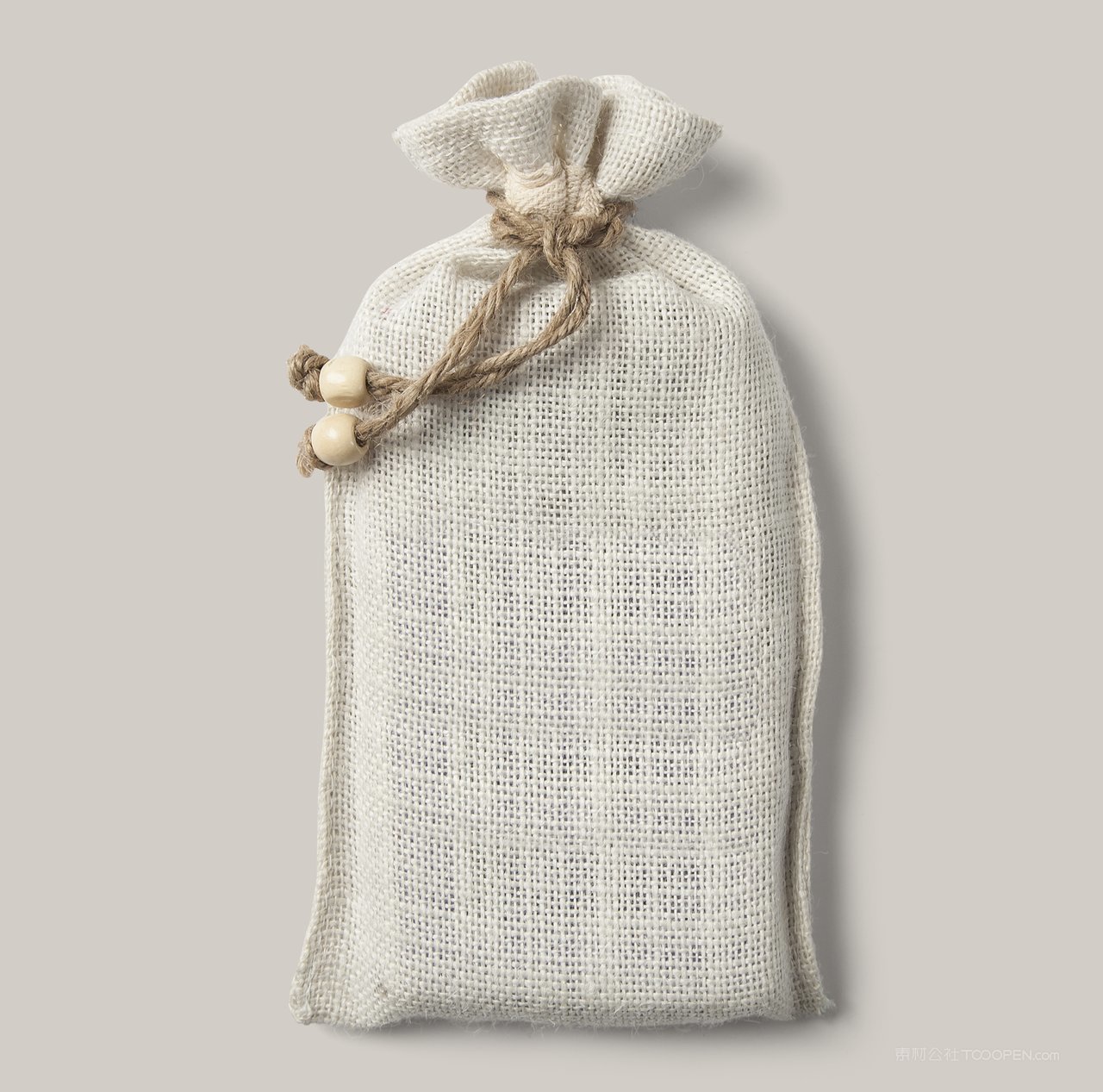 麻布束口袋礼物logo样机