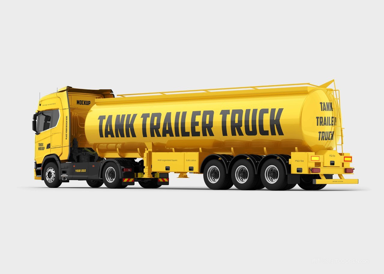 油罐车拖车卡车样机