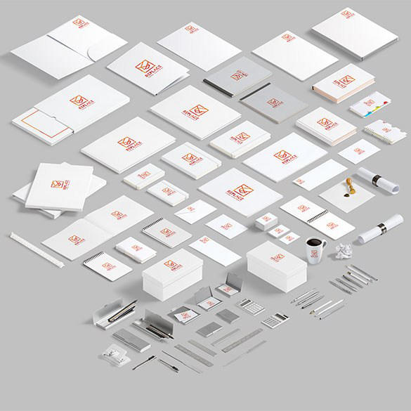 时尚办公VI样机