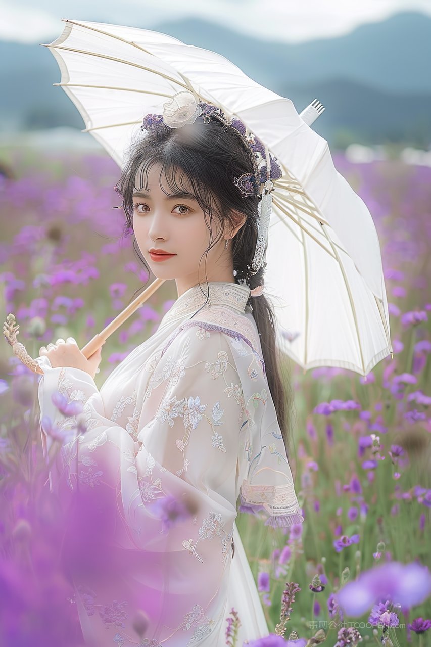 彩妆美女魅力青春优美清纯年轻女性时尚