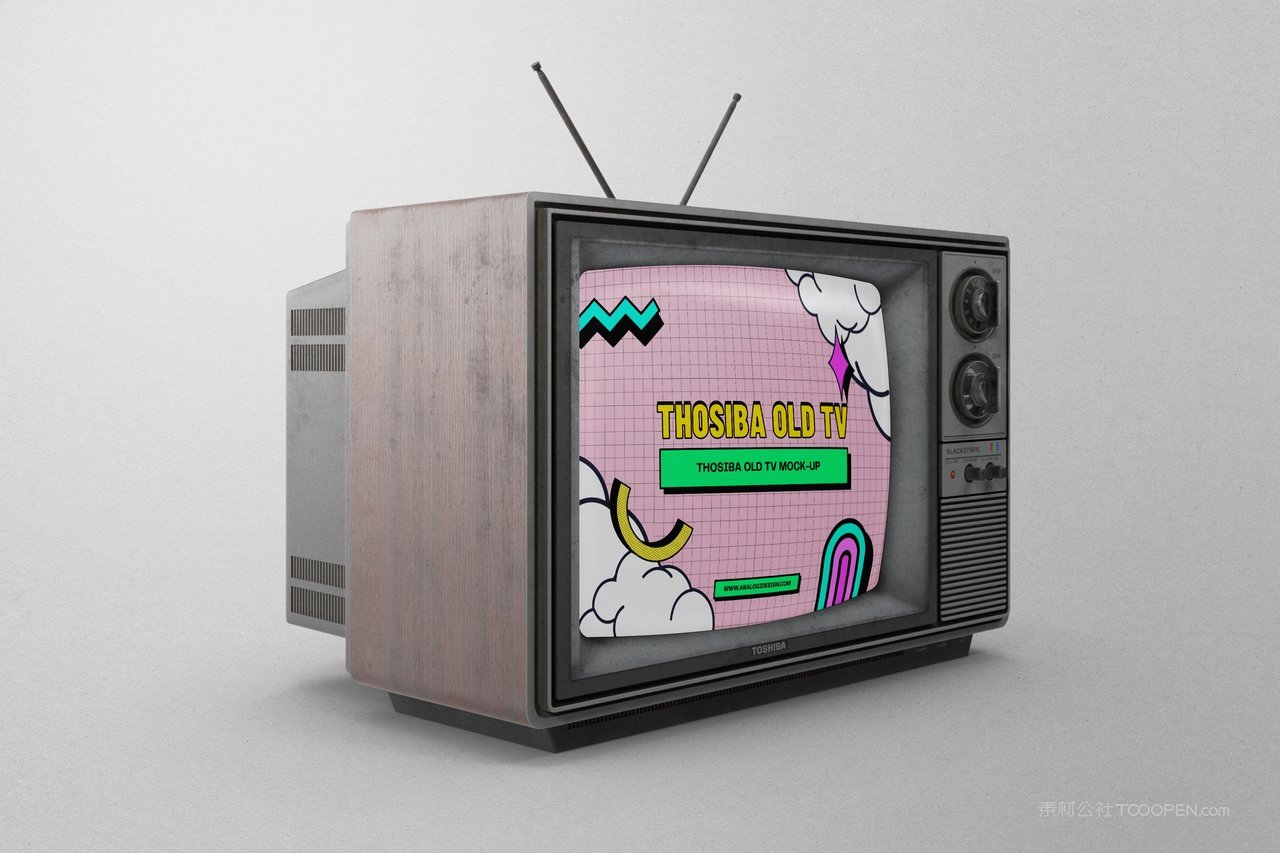 老式电视样机