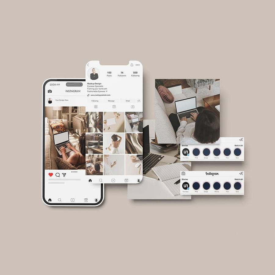 instagram帖子样机