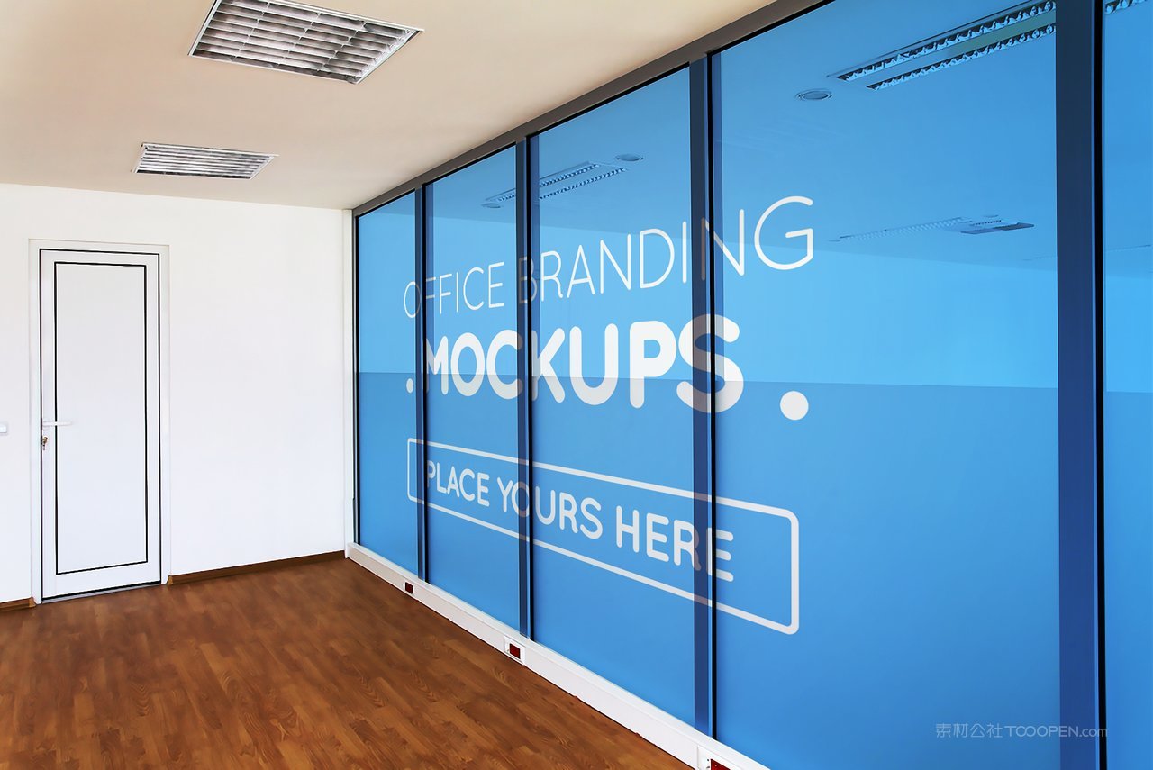 办公室海报样机