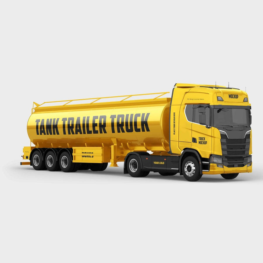 油罐车拖车卡车样机