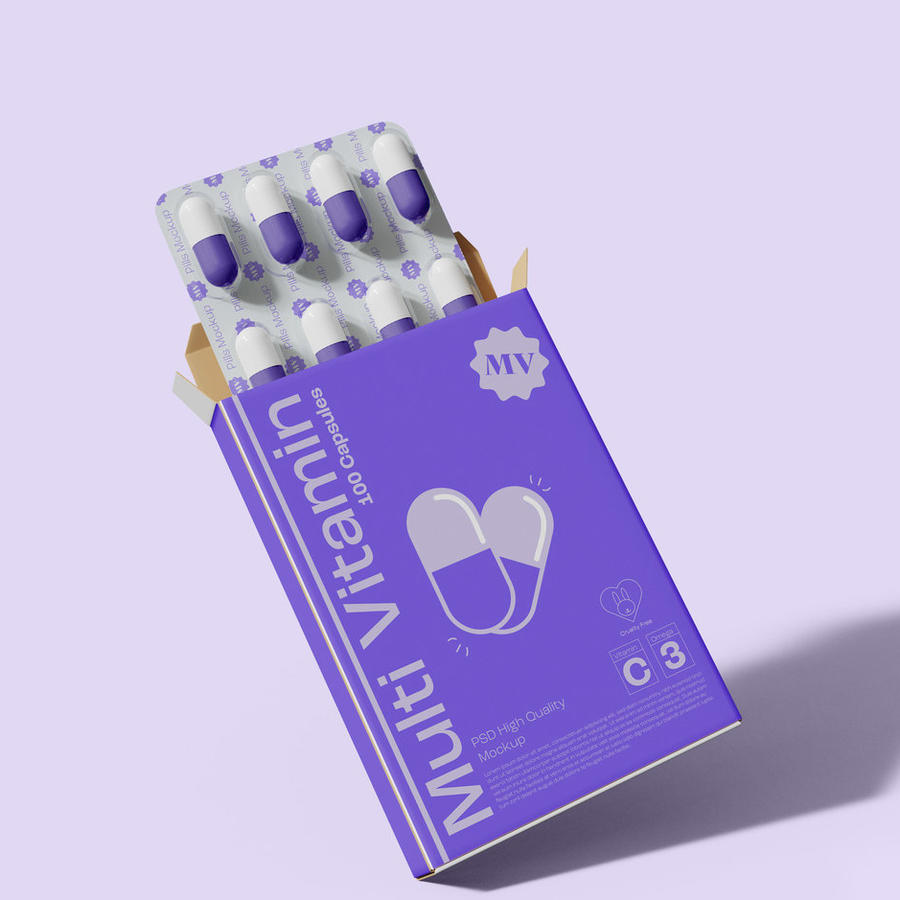 药物胶囊盒样机