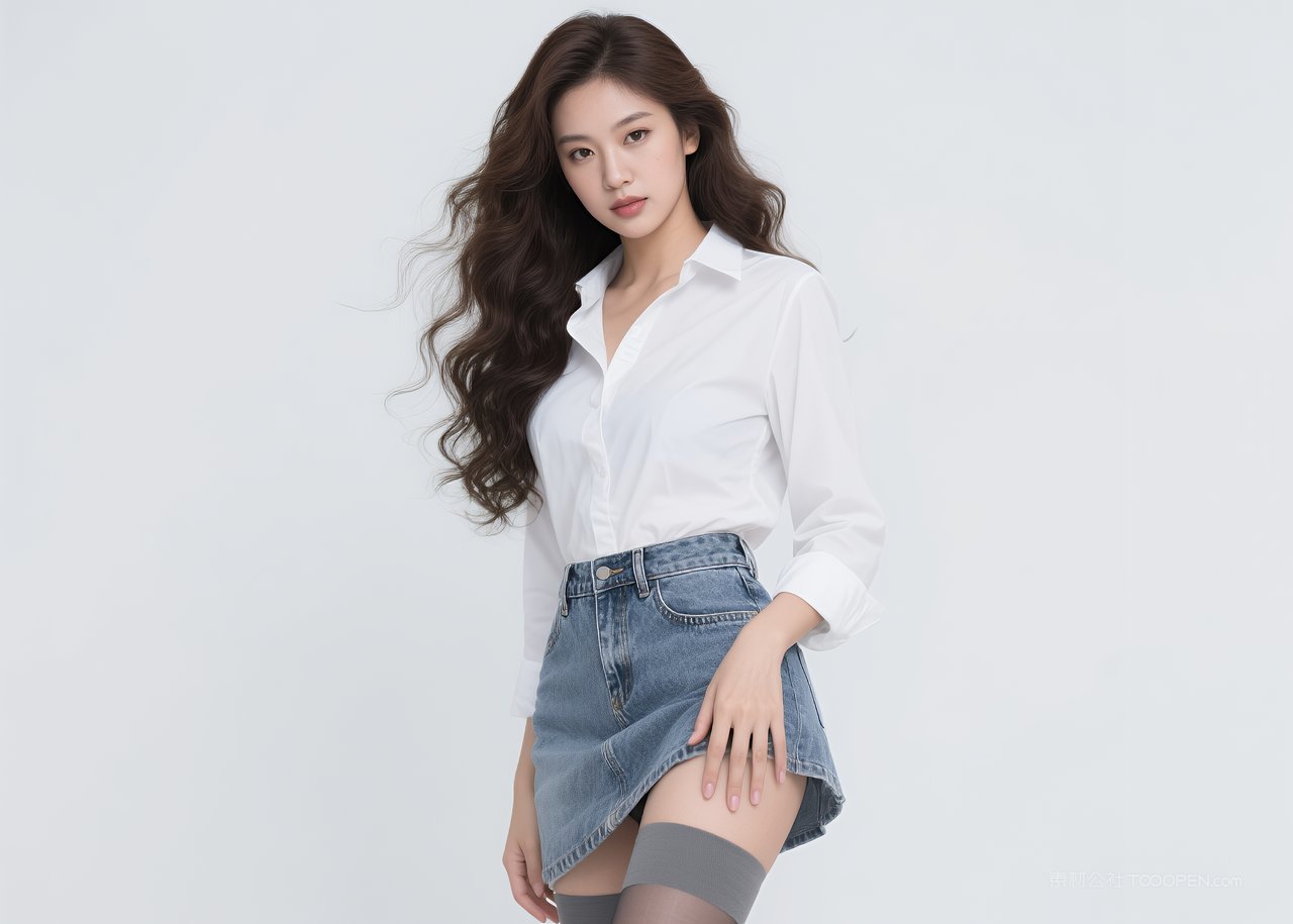 美女妩媚性感短裙丝袜女性美艳美腿