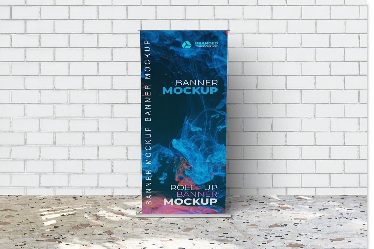 易拉宝X展架样机