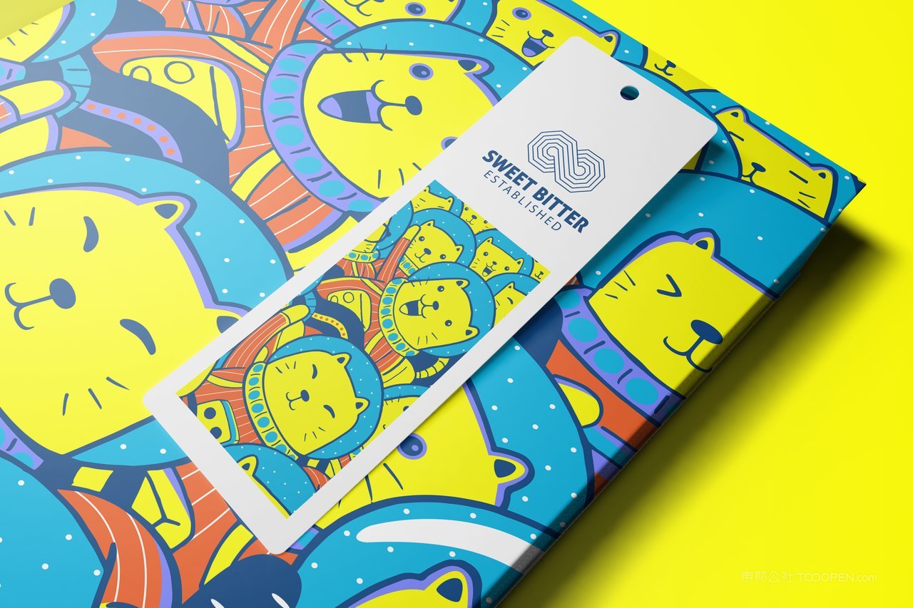 【1261期】毕业设计卡通高端文创品牌vi样机 (2)