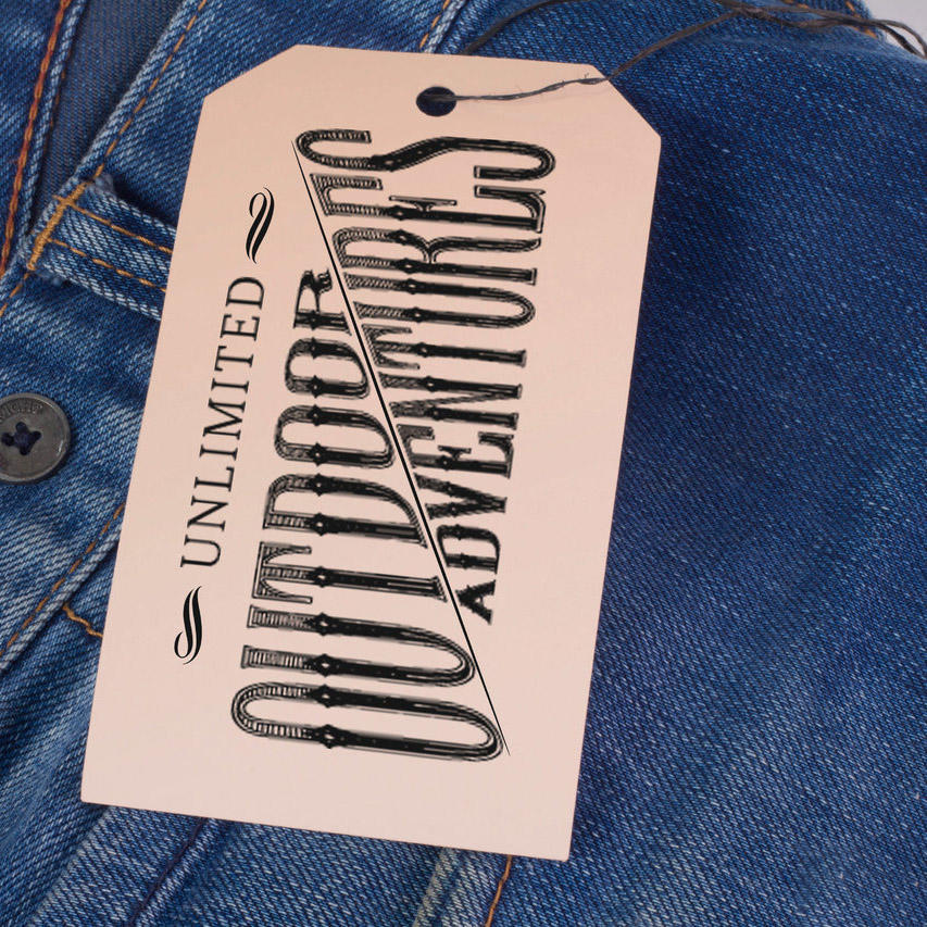 牛仔服饰吊牌