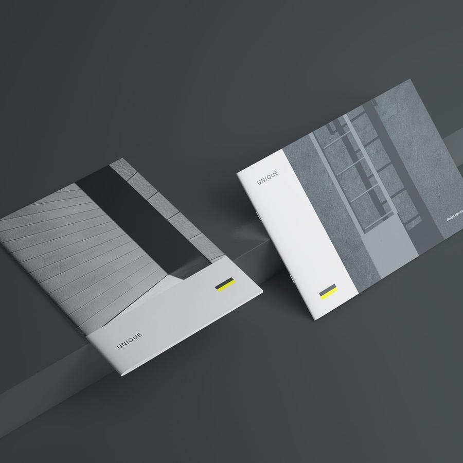 商务灰高档杂志企业画册封面样机 (7)