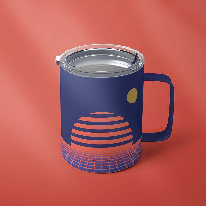 不锈钢咖啡杯样机