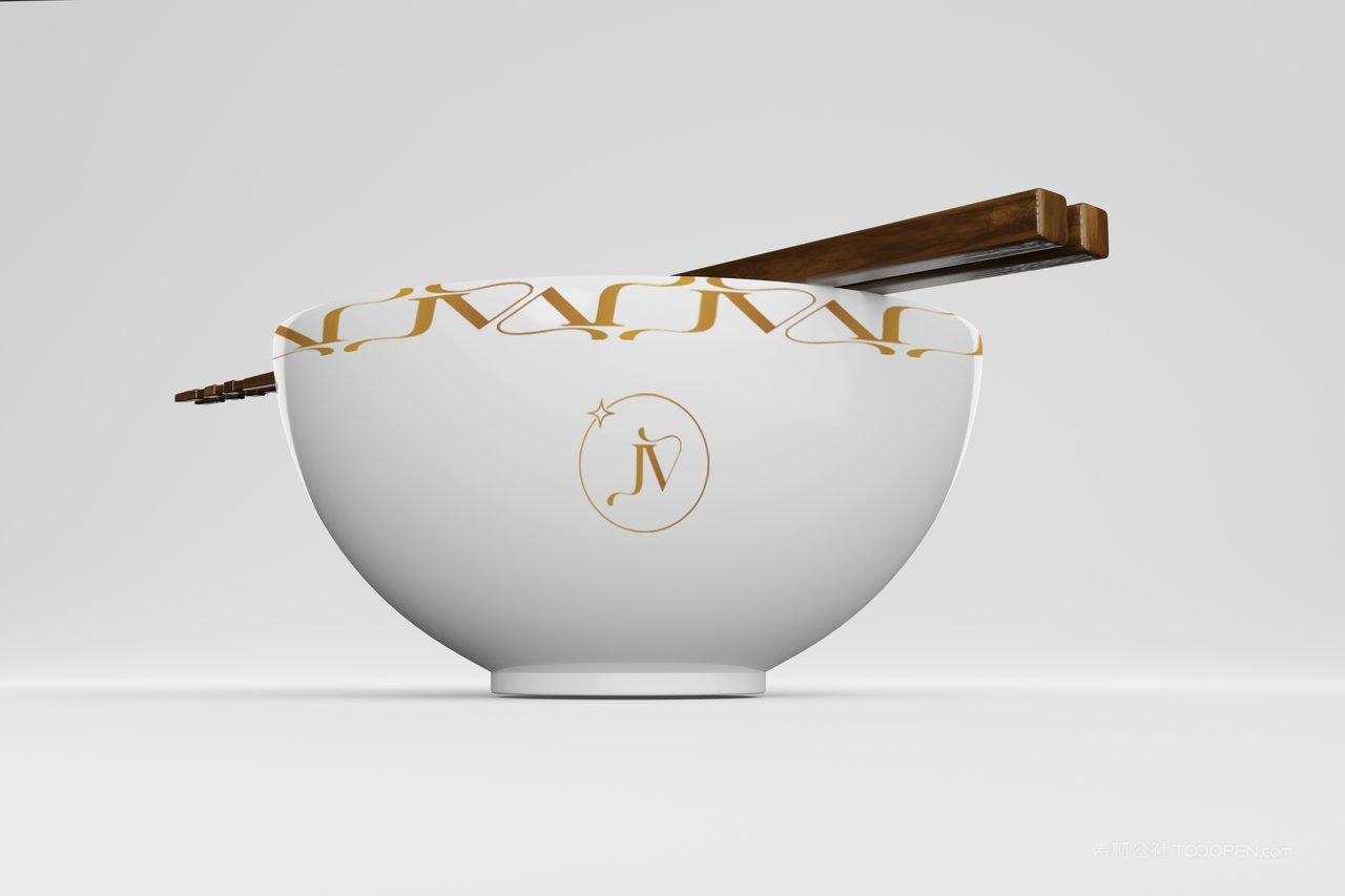 圆形陶瓷碗样机