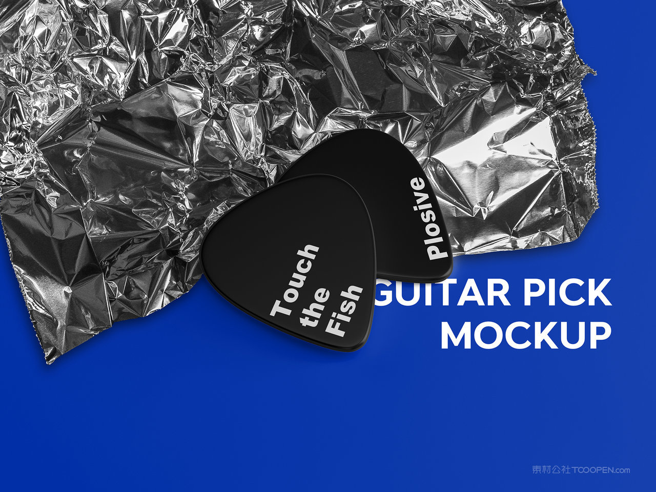 【1266期】黑色吉他拨片样机 (1)