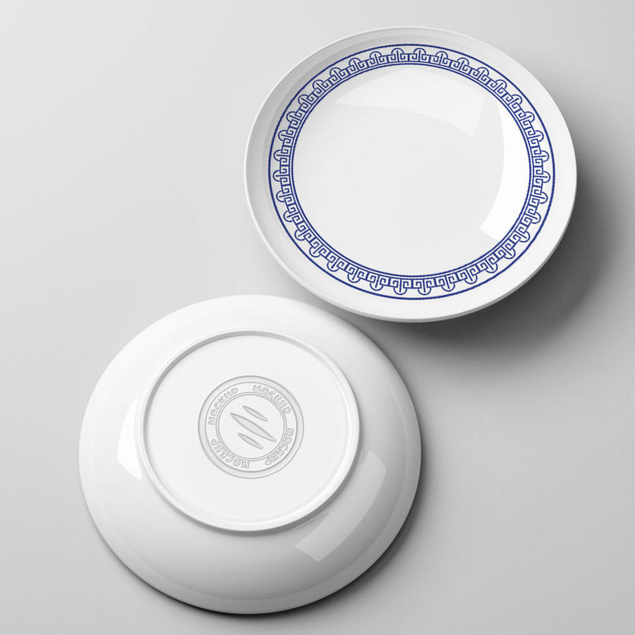 陶瓷餐具盘子样机