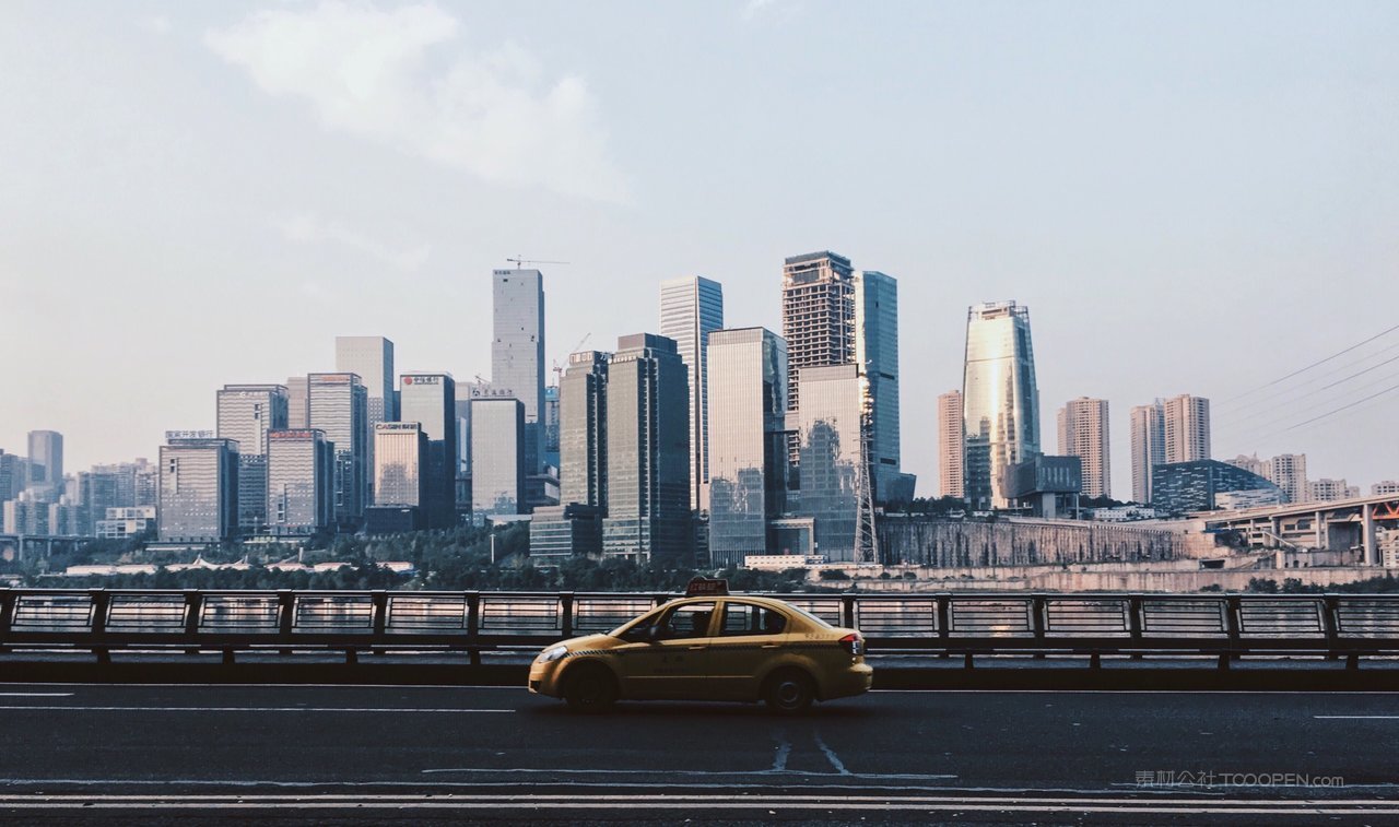 重庆城市建筑风景画