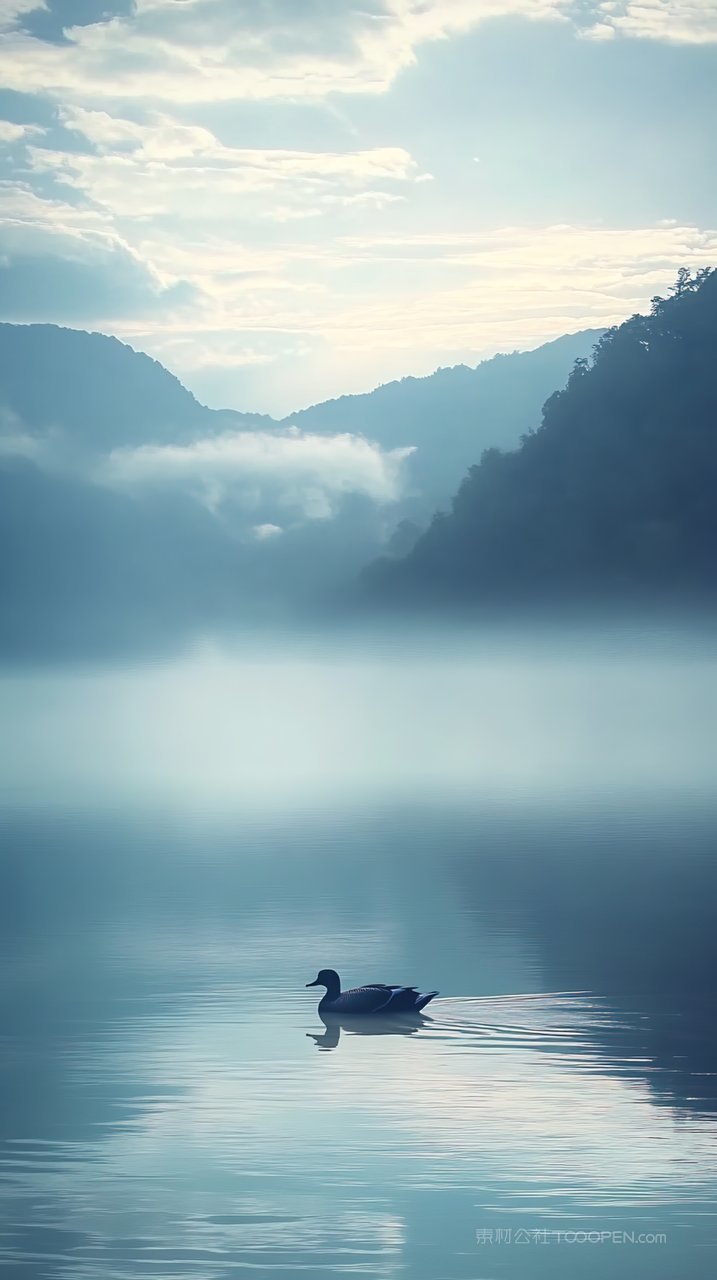 自然风景唯美意境山峰群山山脉景观