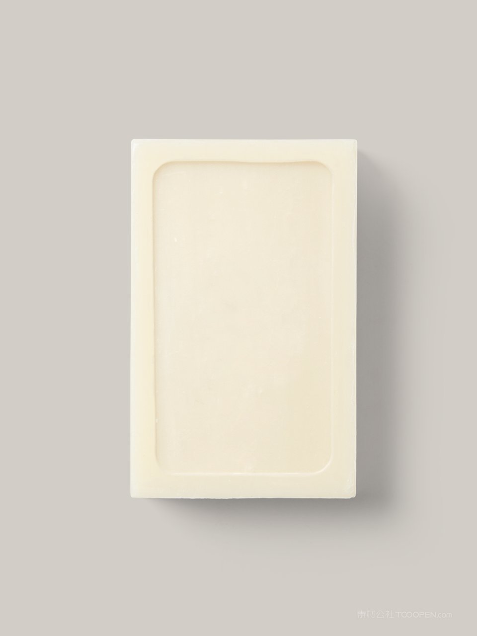 白色手工肥皂logo样机