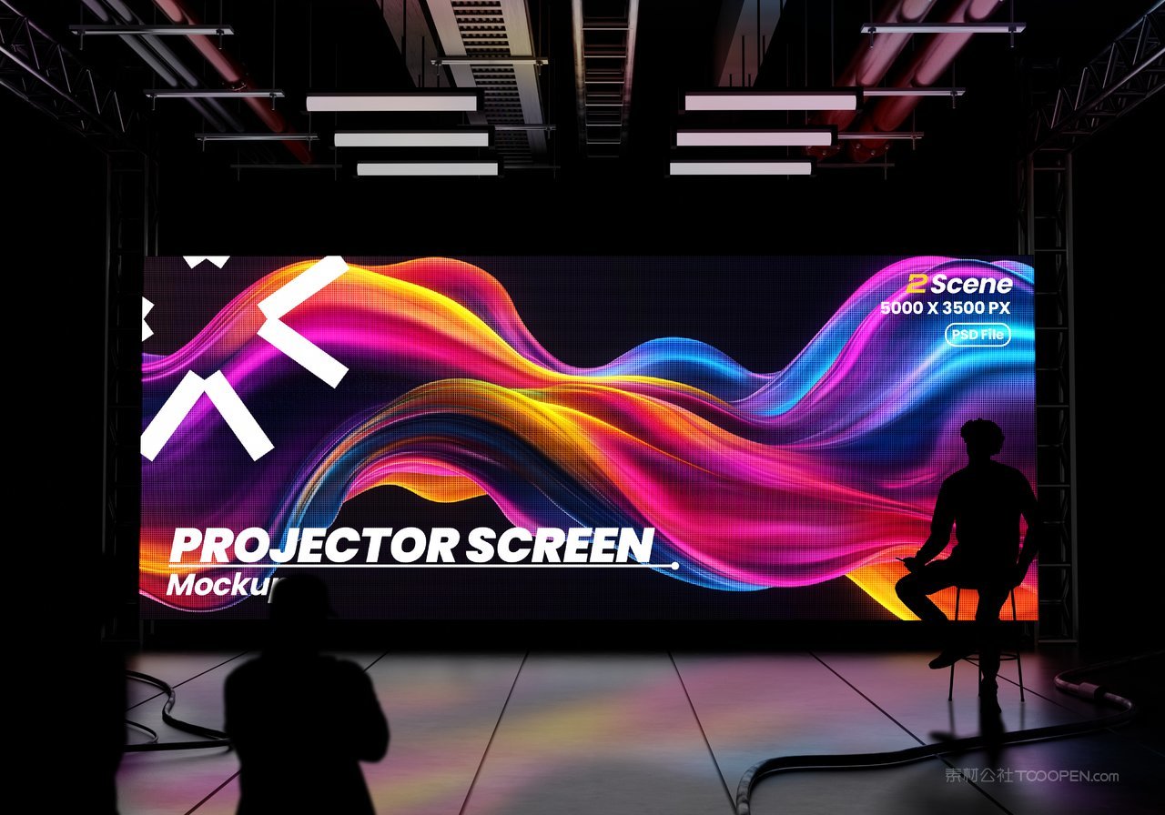 投影仪屏幕样机