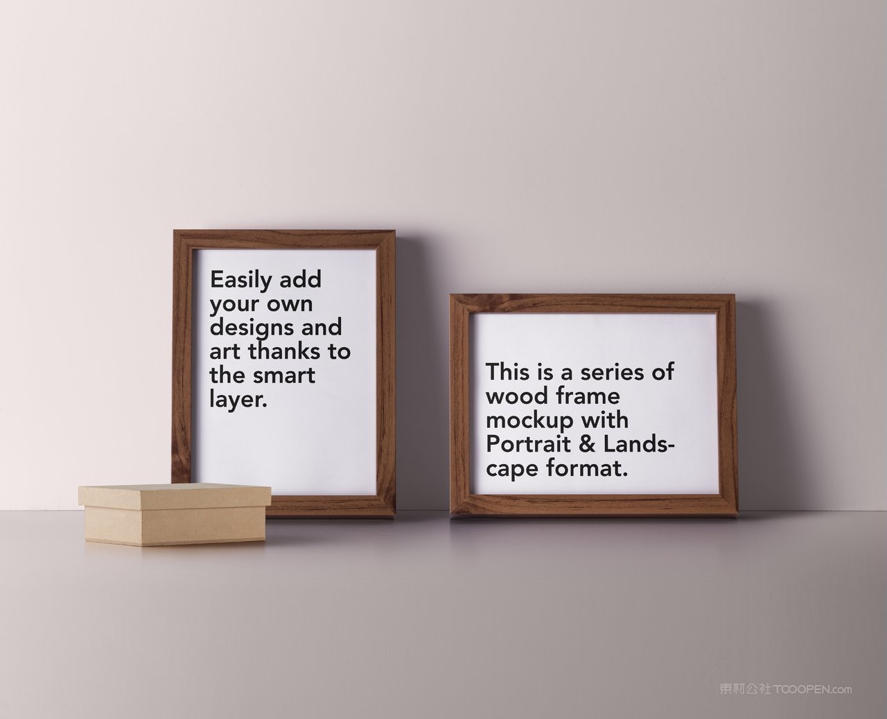 相框智能贴图效果样机相片