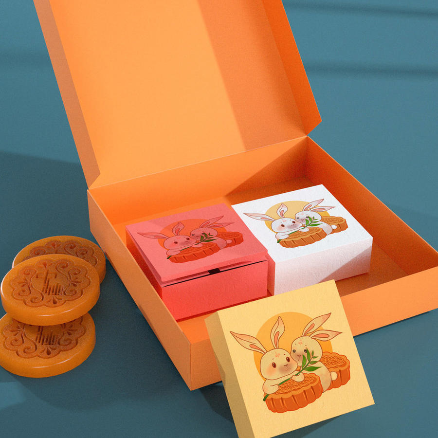 月饼礼盒样机素材