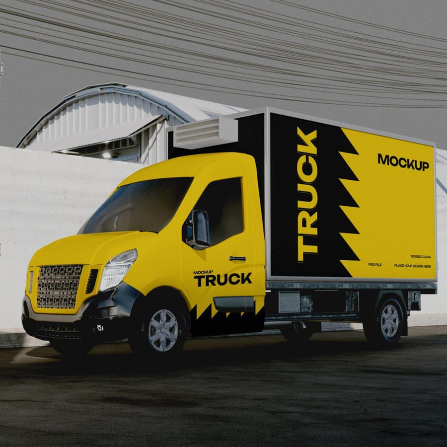 货车广告样机