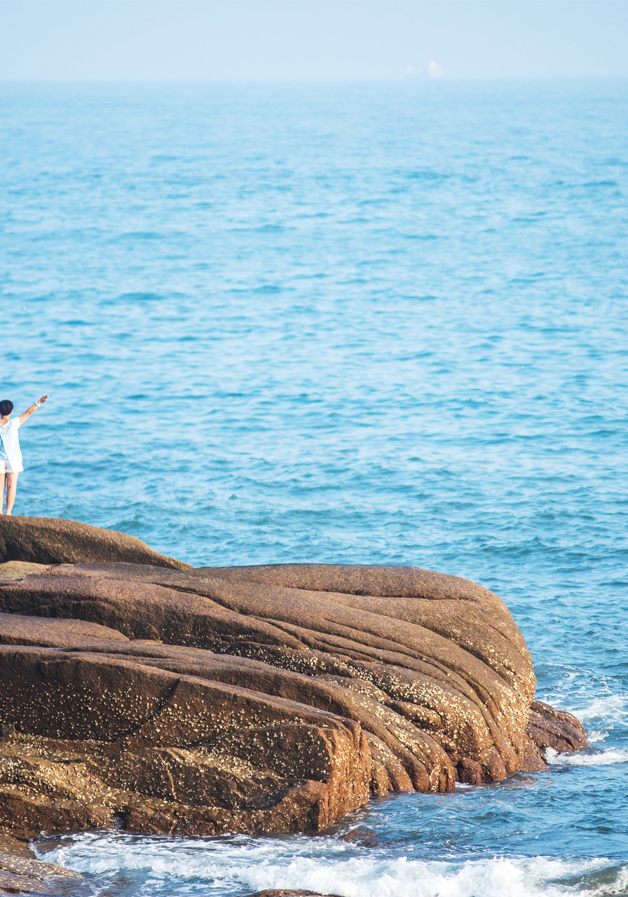 海边海景风景画图片