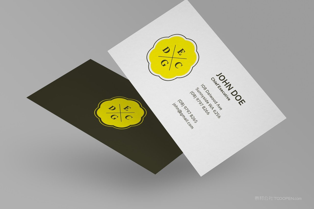 【1271期】柠檬黄公司办公品牌vi样机 (10)