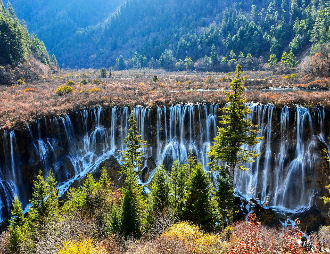 四川九寨沟摄影图素材